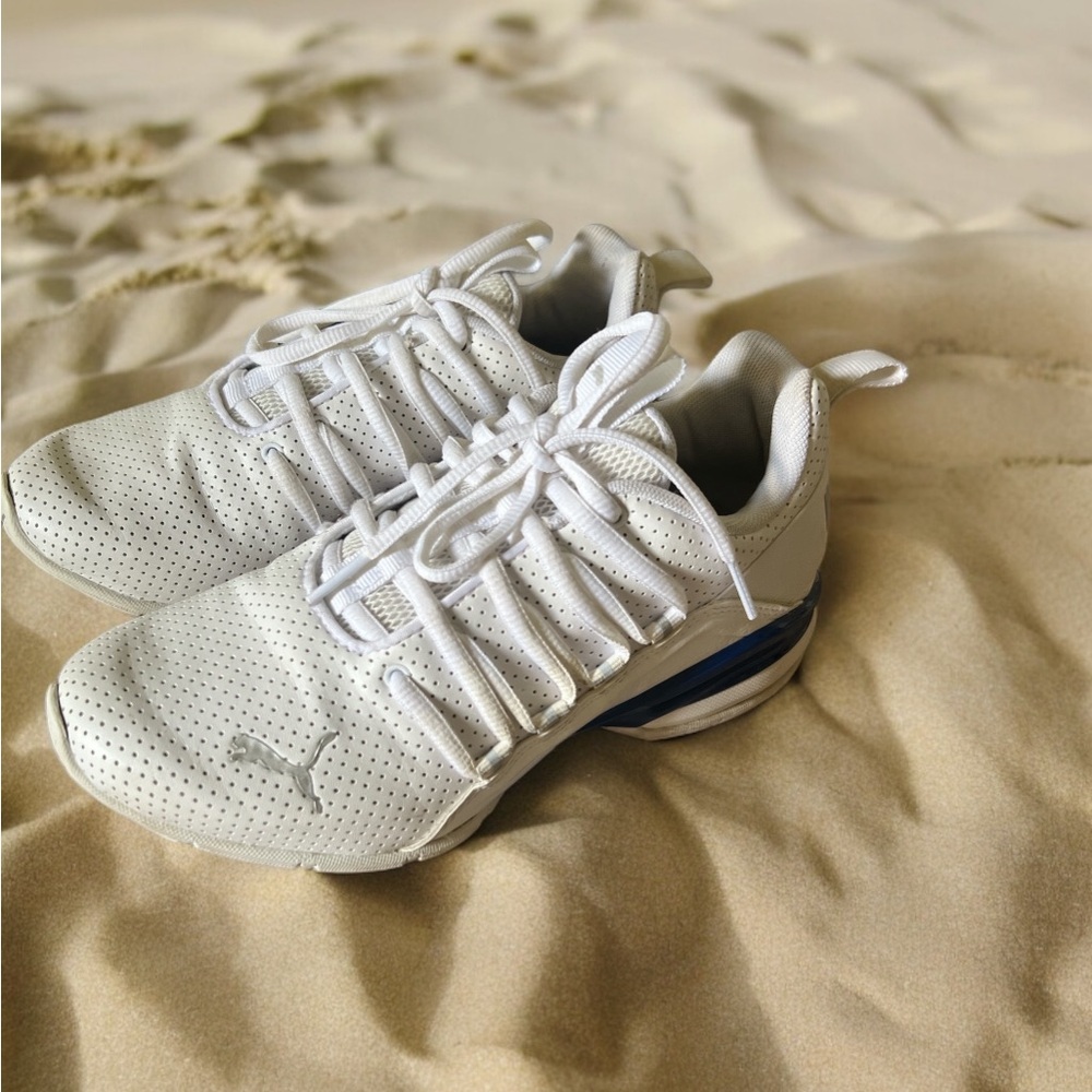 White Puma Athletic Shoes Size 4C
